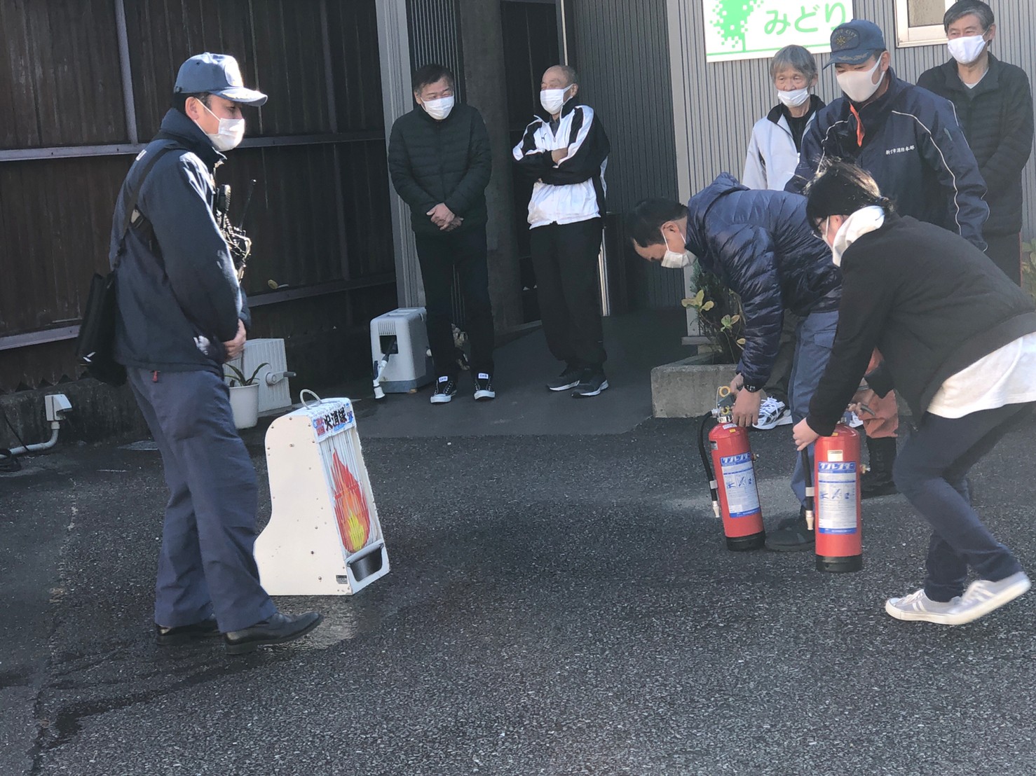 消防訓練　グループホーム