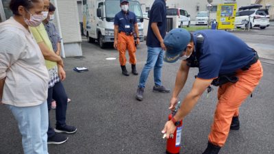 火災訓練　第二なぎの木園