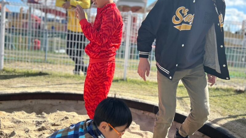 すみれ　新庄公園へ行こう