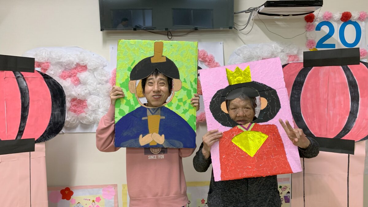 ひな祭り🎎＆ペルーの方とラジオ体操